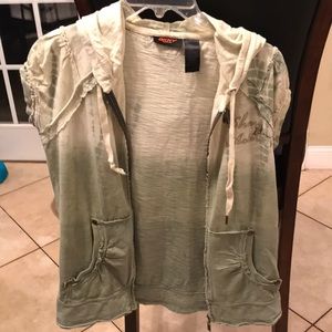 Dkny active short sleeve hoodie